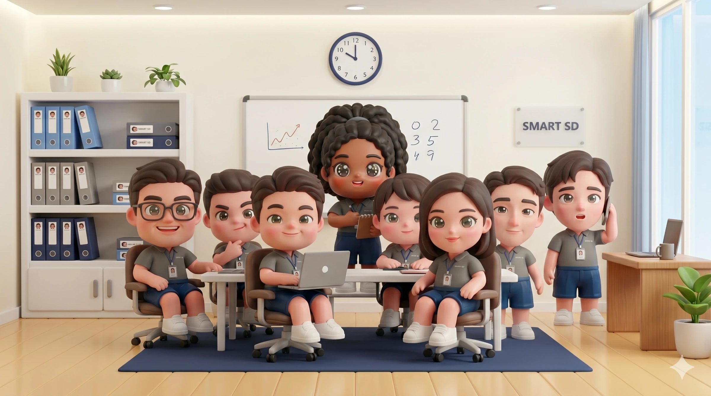 ทีม Smart SD ปรึกษากันรอบโต๊ะ